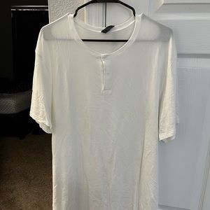 Mens white 2 button tee shirt - lululemon